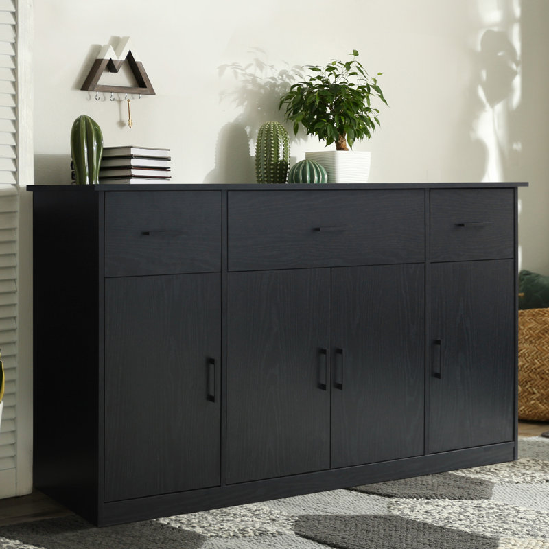 Del 56 wide ash wood sideboard discount
